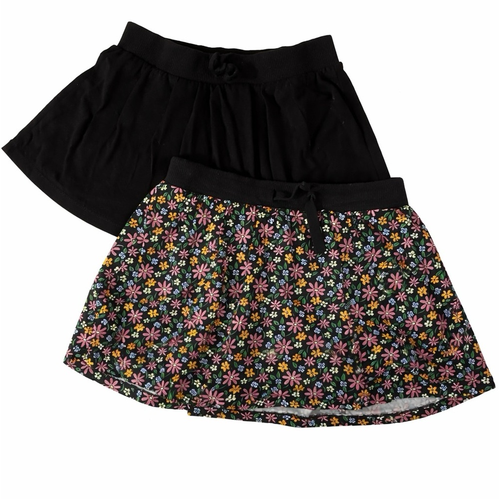 Set of Two Girls Cotton Skorts